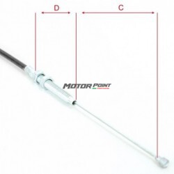 Clutch cable - Blue (for Motor with clutch, 4/5 slices)