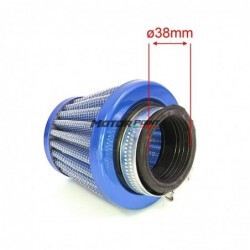 Air filter steel Blue - ø38mm
