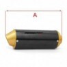Exhaust Muffler Racing Black / Gold
