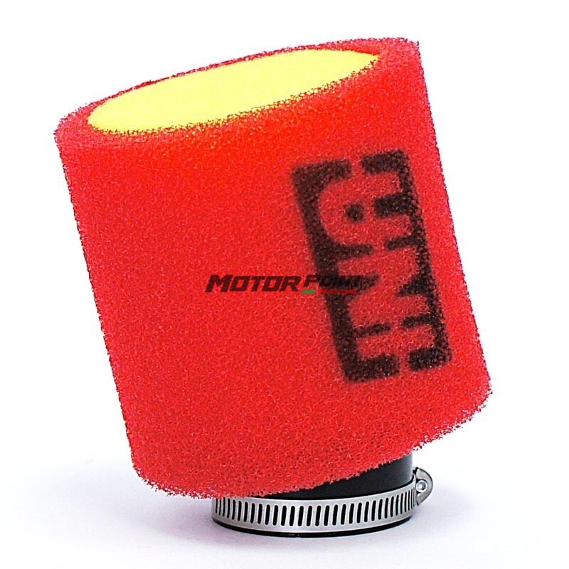 Air filter UNI Red/Yellow - ø37mm