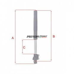 Fork Gold ø45/48mm - 665mm - axle ø15mm