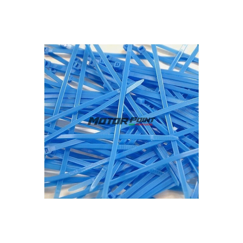 Collier de Serrage - 2.5x200mm - Bleu