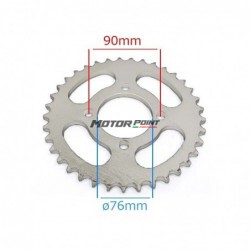 Sprocket 428 - column ø76 - 43 teeth