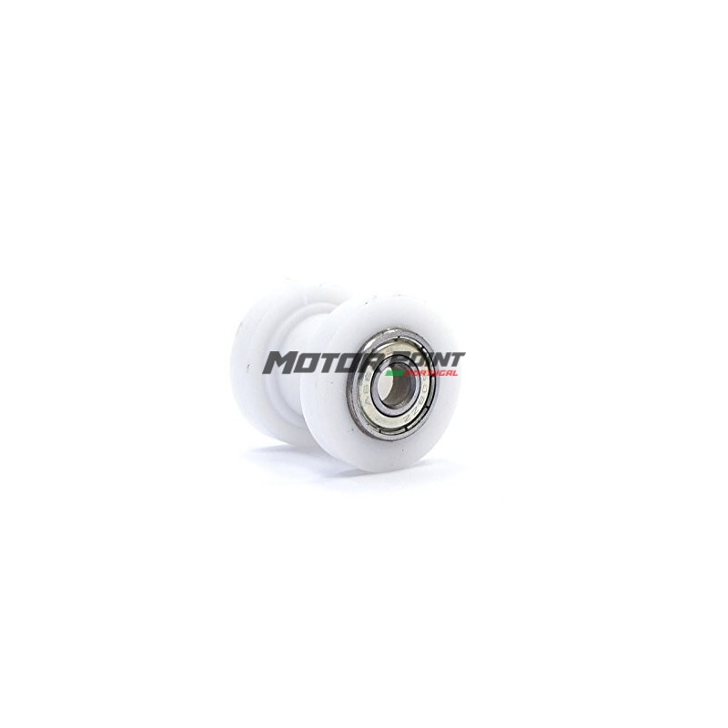 Rolete Tensor Corrente Teflon - ø8mm - Branco