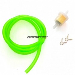 Fuel hose + filter - Green