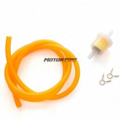 Fuel hose + filter - Orange