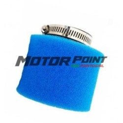 Air Filter ø48mm Double foam - Blue