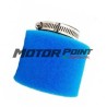 Air Filter ø48mm Double foam - Blue