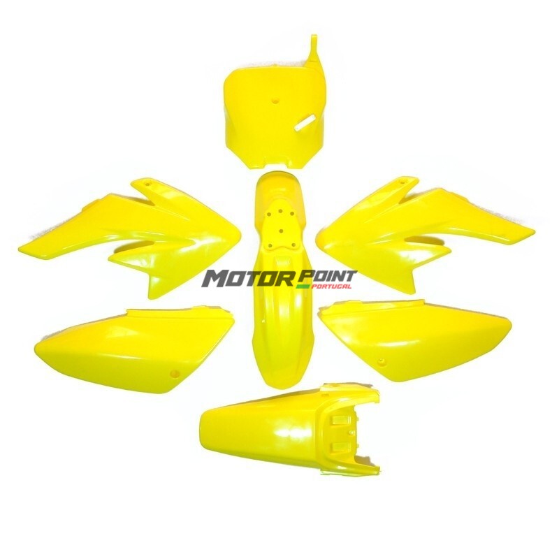 Plásticos CRF70  Kit - Amarelo