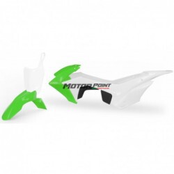 CRF110 Plastic Kit - Green / White