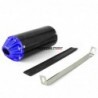 Exhaust muffler CNC - Black / Blue - ø32mm