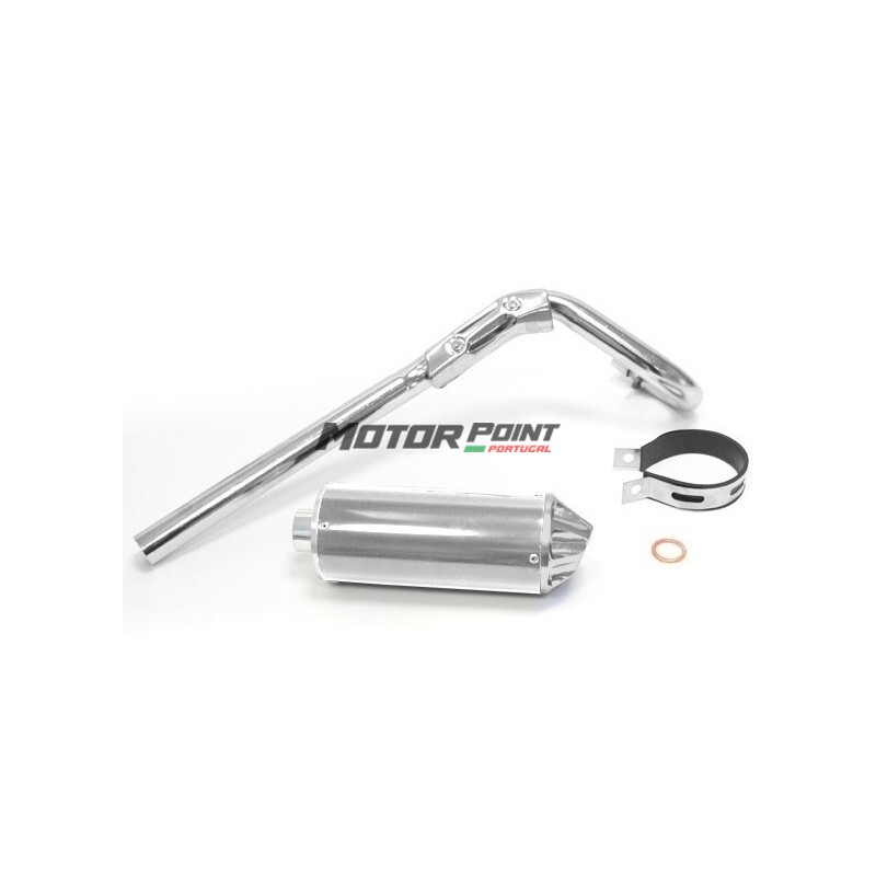 Exhaust system CNC - Silver