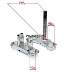 Triple clamp set ø45 / 48mm