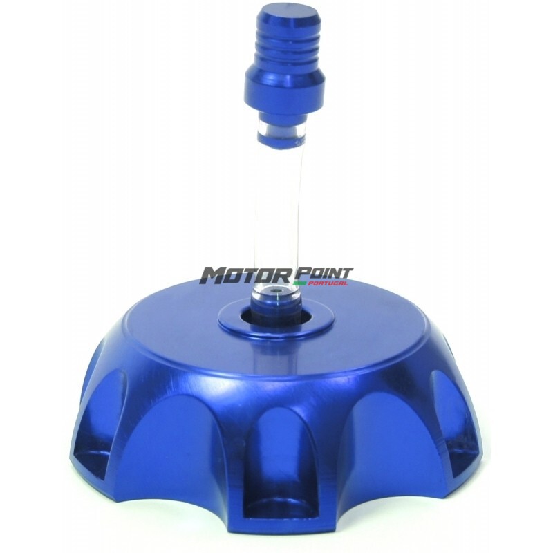 Fuel Cap aluminum - Blue