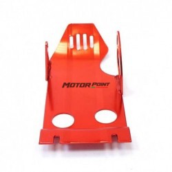 Engine protection plate for engine with E-starter - Red