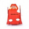 Engine protection plate for engine with E-starter - Red